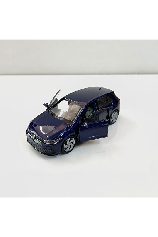 Volkswagen Golf 8 GTI 136 Ölçek Welly Diecast Metal Model Araba Oyuncak Araba Çek Bırak Araba