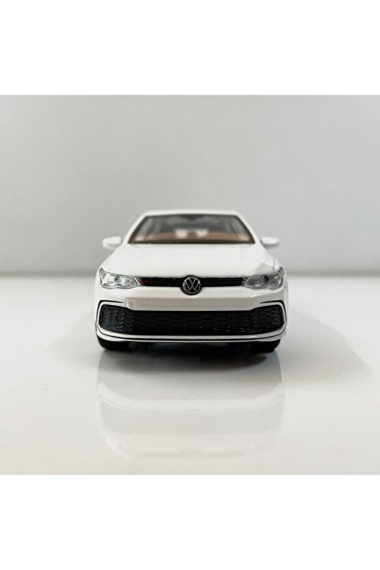 Volkswagen Golf 8 GTI 136 Ölçek Welly Diecast Metal Model Araba Oyuncak Araba Çek Bırak Araba