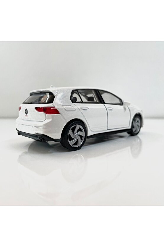 Volkswagen Golf 8 GTI 136 Ölçek Welly Diecast Metal Model Araba Oyuncak Araba Çek Bırak Araba