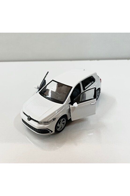 Volkswagen Golf 8 GTI 136 Ölçek Welly Diecast Metal Model Araba Oyuncak Araba Çek Bırak Araba