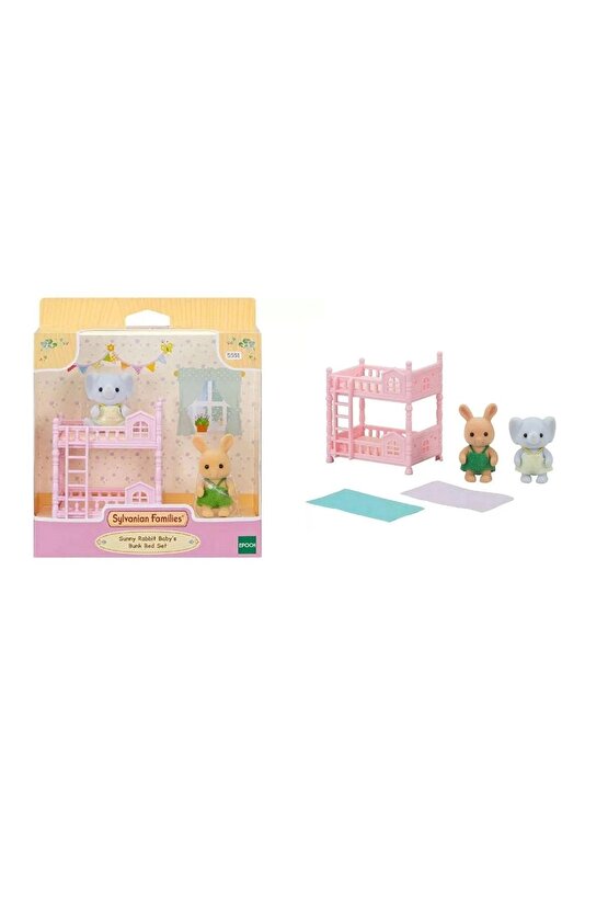 5551 Sylvanian Families Güneşli Tavşan Bebek Ranza Seti +3 yaş