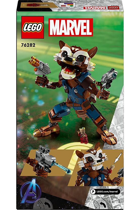 ® Marvel Rocket ve Bebek Groot 76282  - 10 Yaş ve Üzeri İçin Yapım Seti (566 Parça)