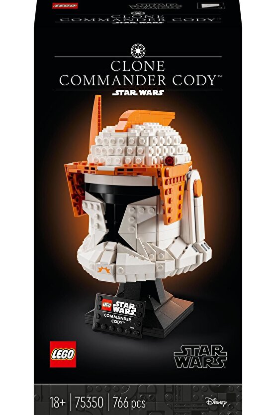 ® Star Wars™ Klon Komutanı Cody™ Kaskı 75350 - Yetişkinler için Yapım Seti (776 Parça)