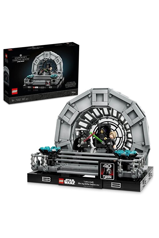 ® Star Wars™ Emperor’s Throne Room™ Dioraması 75352 - Yetişkinler için Yapım Seti (807 Parça)