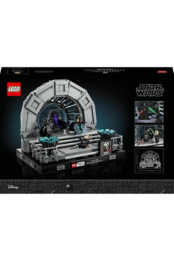 ® Star Wars™ Emperor’s Throne Room™ Dioraması 75352 - Yetişkinler için Yapım Seti (807 Parça)