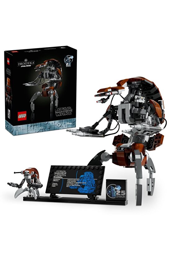 ® Star Wars™ Droideka™ 75381 - Yetişkinler için Koleksiyonluk Yapım Seti (583 Parça)