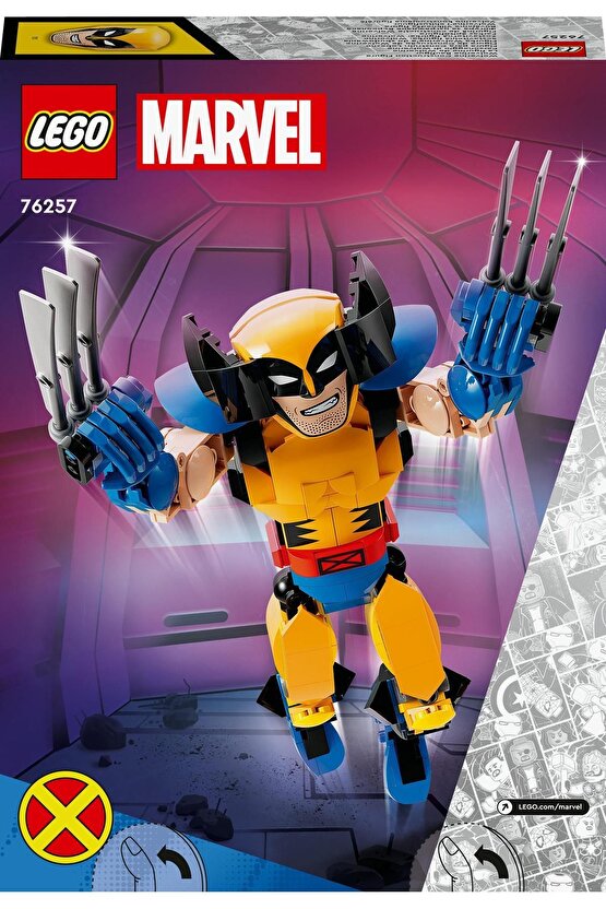 ® Marvel Wolverine Yapım Figürü 76257 - 7 Yaş ve Üzeri için Oyuncak Yapım Seti (327 Parça)