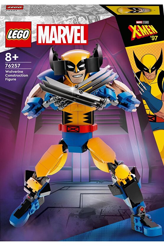 ® Marvel Wolverine Yapım Figürü 76257 - 7 Yaş ve Üzeri için Oyuncak Yapım Seti (327 Parça)