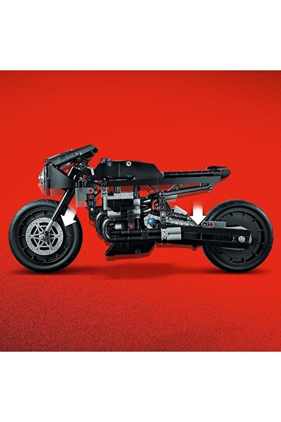 ® Technic BATMAN - BATCYCLE™ 42155 - 9 Yaş ve Üzeri Çocuklar için Oyuncak Yapım Seti (641 Parça)