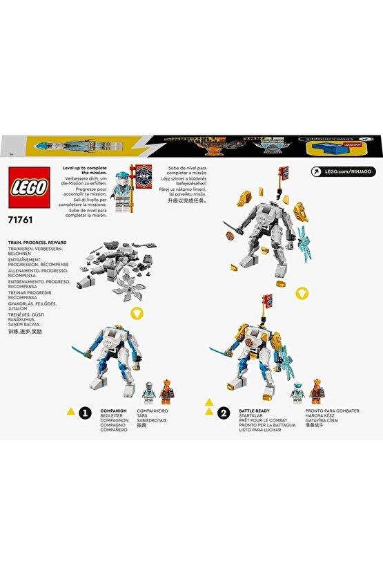 ® NINJAGO® Zane’in Güçlendirici Robotu EVO 71761 - 6 Yaş ve Üzeri için Yapım Seti (95 Parça)