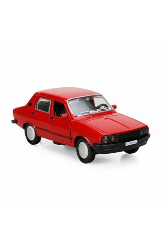 Nostalji Renault Toros Çek Bırak Metal Araba 13 Cm Kırmızı