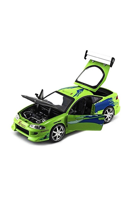 1:24 Fast Furious Model Araba - BrianS Mitsubishi Eclipse