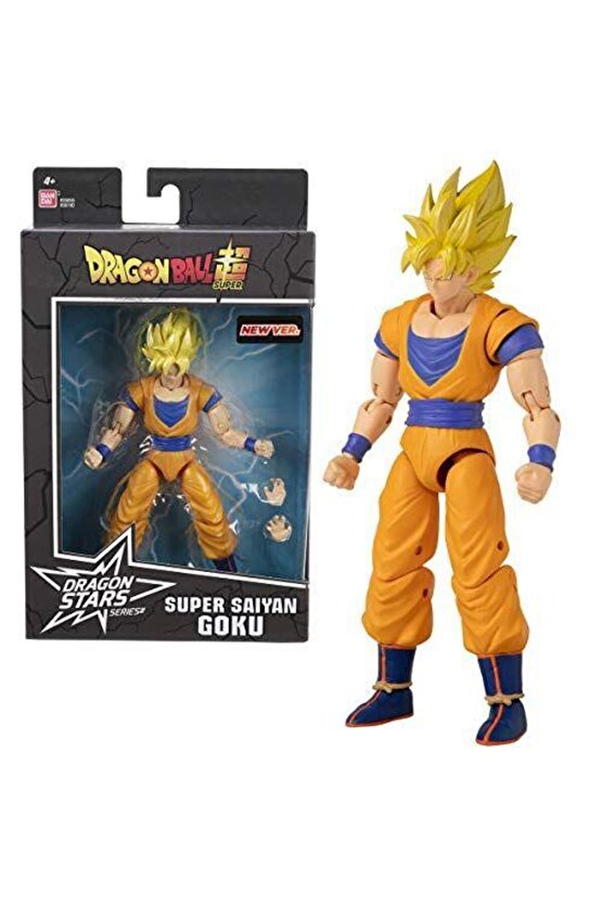 Dragon Ball 16 cm Poz Verilebilir Figür Super Saiyan Goku - Dragon Stars Serisi 36192