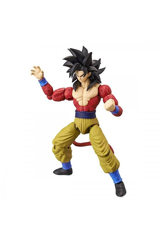 16 Cm Dragon Ball Super Saiyan 4 Goku Poz Verilebilir Figür, Dragon Stars Serisi