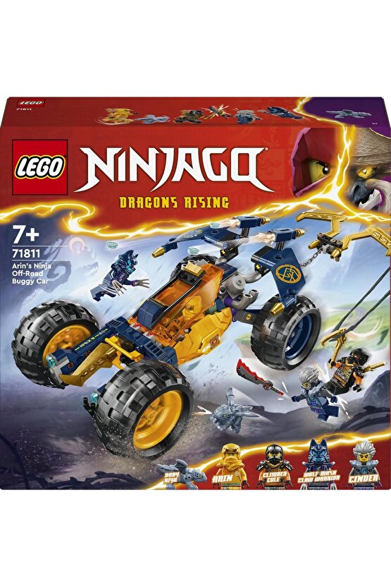 ® NINJAGO® Arin’in Ninja Arazi Buggy Arabası 71811 - 7 Yaş ve Üzeri İçin Yapım Seti (267 Parça)