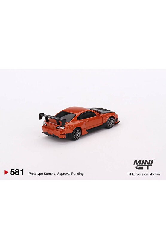 164 Ölçek Koleksiyonluk Model Araç Mgt00581 Nissan Silvia S15 D-max  Metallic Orange