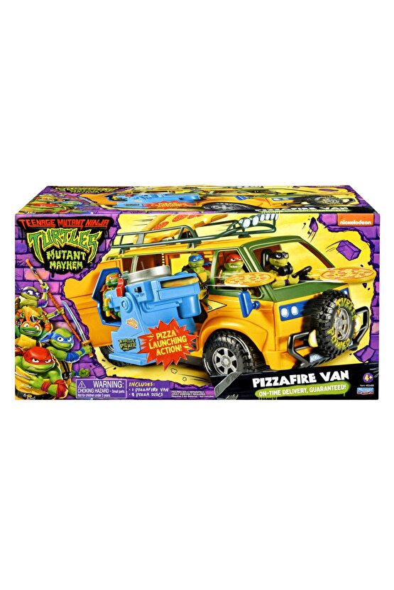 Tmnt Ninja Turtles Mutant Mayhem Karavan Pizzafire Delivery Turtle Van