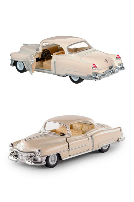 1953 Cadillac 62 Series Metal Çek Bırak Araba Krem