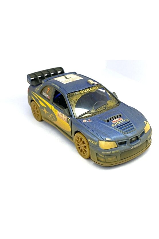 Subaru Impreza Wrc 2007 (çamurlu) - Çek Bırak 5inch. Lisanslı Model Araba, Oyuncak Araba 1:36