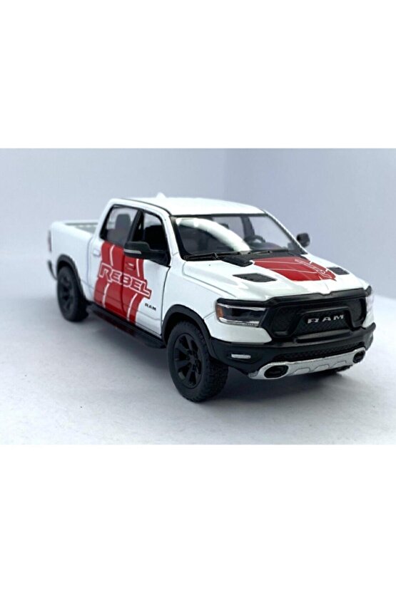 2019 Dodge Ram 1500 W - Çek Bırak 5inch. Lisanslı Model Araba, Oyuncak Araba 1:46