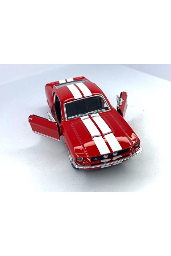 1967 Ford Shelby Gt - 500 - Çek Bırak 5inch. Lisanslı Model Araba, Oyuncak Araba 1:38