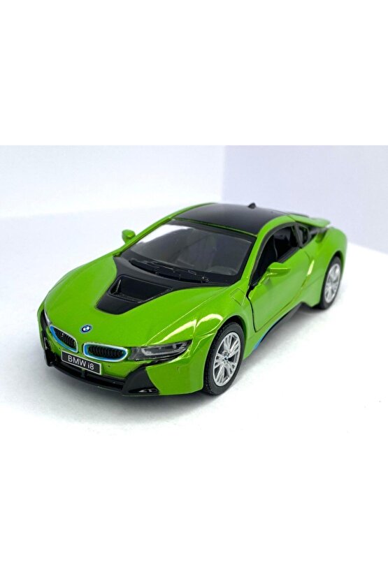 Bmw I8 - Çek Bırak 5inch. Lisanslı Model Araba, Oyuncak Araba 1:36