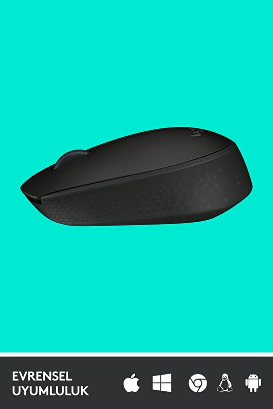 zerdğ B170 USB Alıcılı Kablosuz Kompakt Mouse - Siyah gextr 657515 Yeni Model 998259