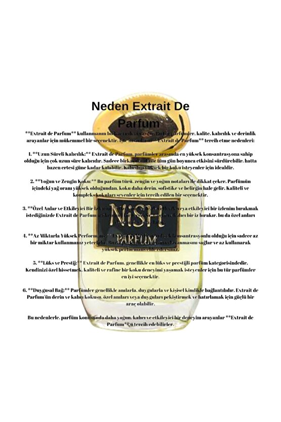 Nish Parfum W-10 Extrait De Parfum 50ml Floral-si