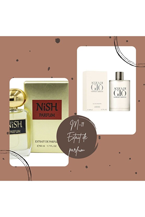 Nish Parfum M-11 Extrait De Parfum 50ml Fresh-gio