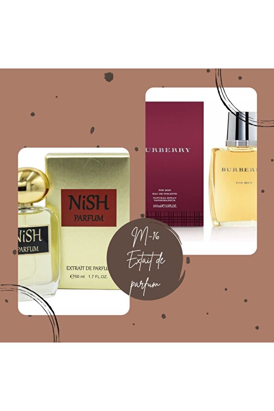 Nish Parfum M-16 Extrait De Parfum 50ml Fruity-burberry