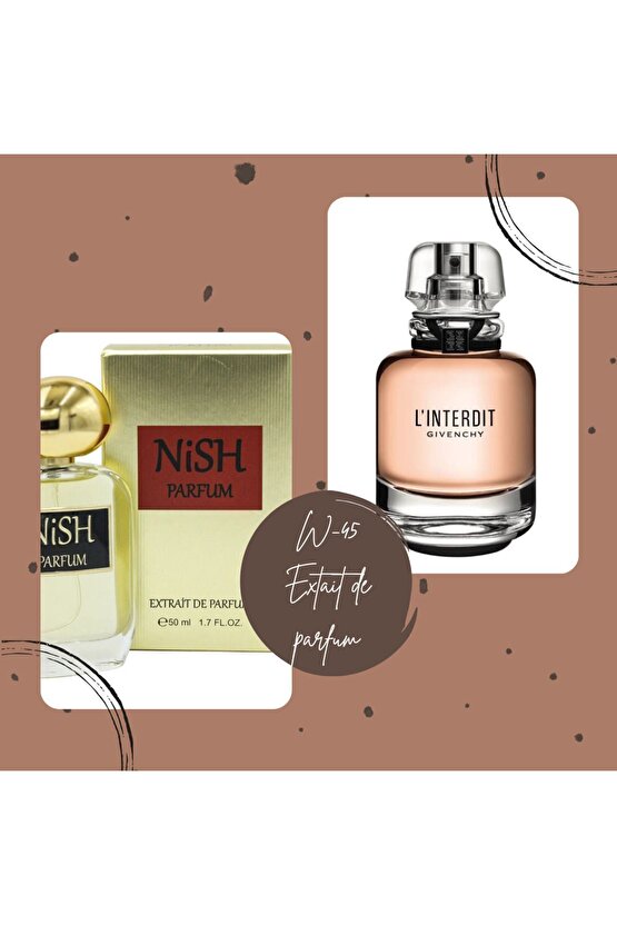 Nish Parfum W-45 Extrait De Parfum 50ml Oriental-linterdit