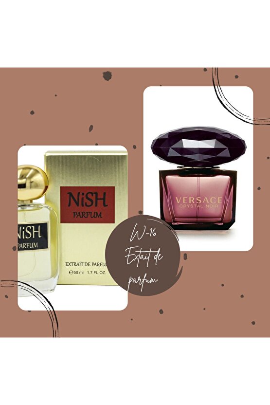 Nish Parfum W-16 Extrait De Parfum 50ml Spicy-cristal Noir