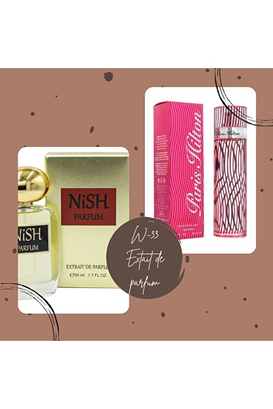 Nish Parfum W-33 Extrait De Parfum 50ml Floral-paris Hilton