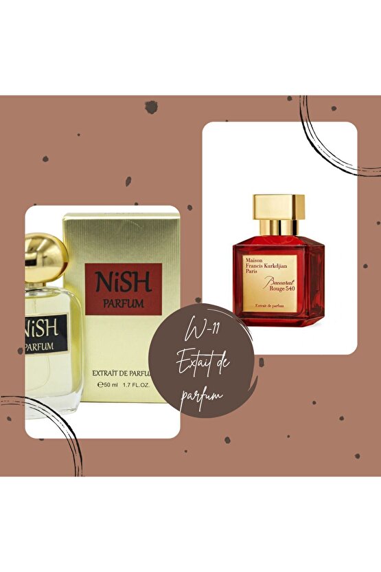 Nish Parfum W-11 Extrait De Parfum 50ml Oriental-bacarat