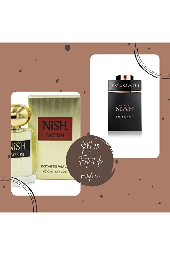 Nish Parfum M-33 Extrait De Parfum 50ml Oriental-black