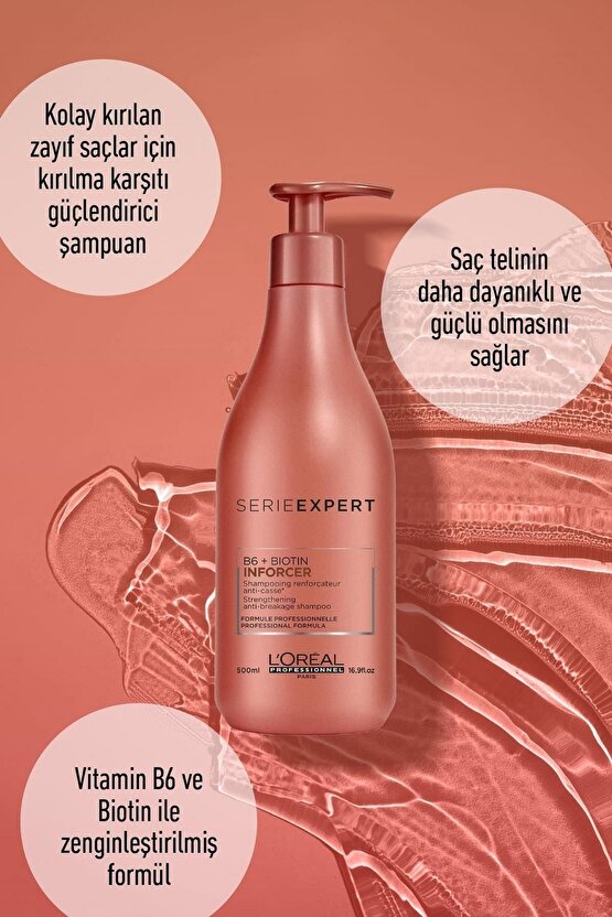  serie Expert Inforcer Kırılma Karşıtı Güçlendirici Şampuan 500 ml