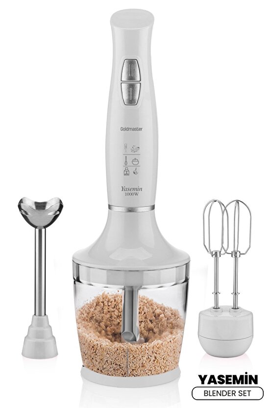 Yasemin Blender Set (Gm 7240) Beyaz