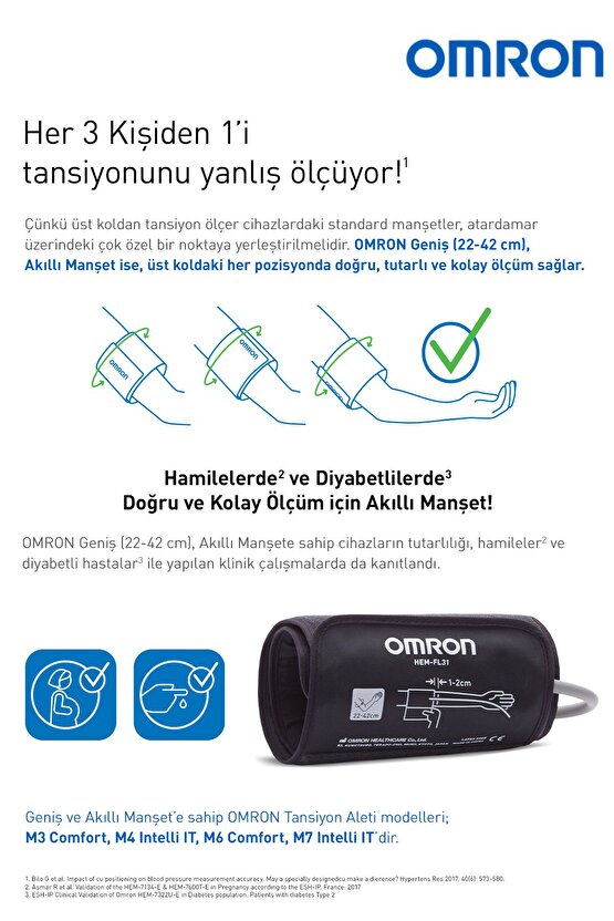 M3 Comfort Otomatik Üst Kol Kan Basıncı Ölçüm Aleti