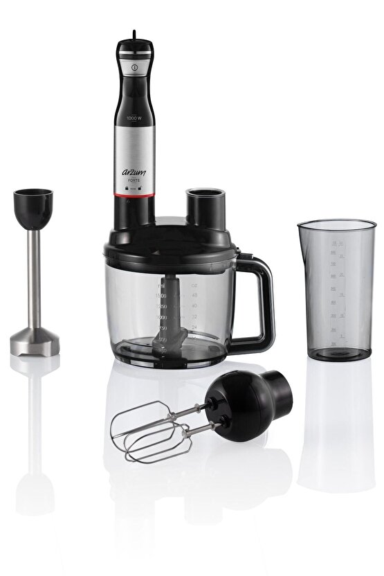 Ar1157-s Forte 1000 Watt Multi Siyah Blender Seti