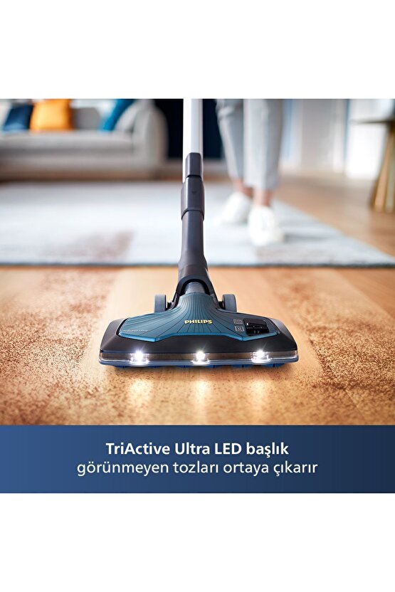 Marathon Ultimate Torbasız Süpürge, PowerCylone10, NanoClean, TriActive+LED, XB918507