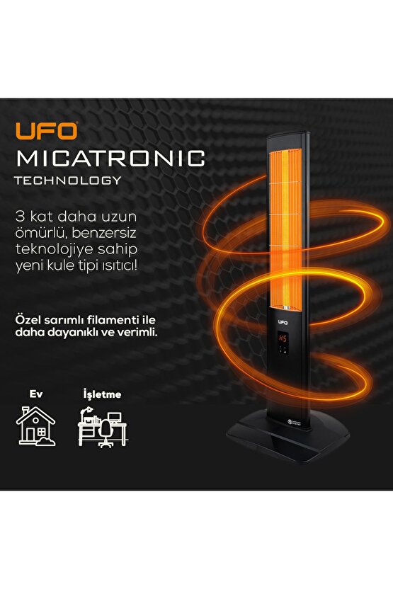 Micatronic 1900 W Kule Tipi Isıtıcı