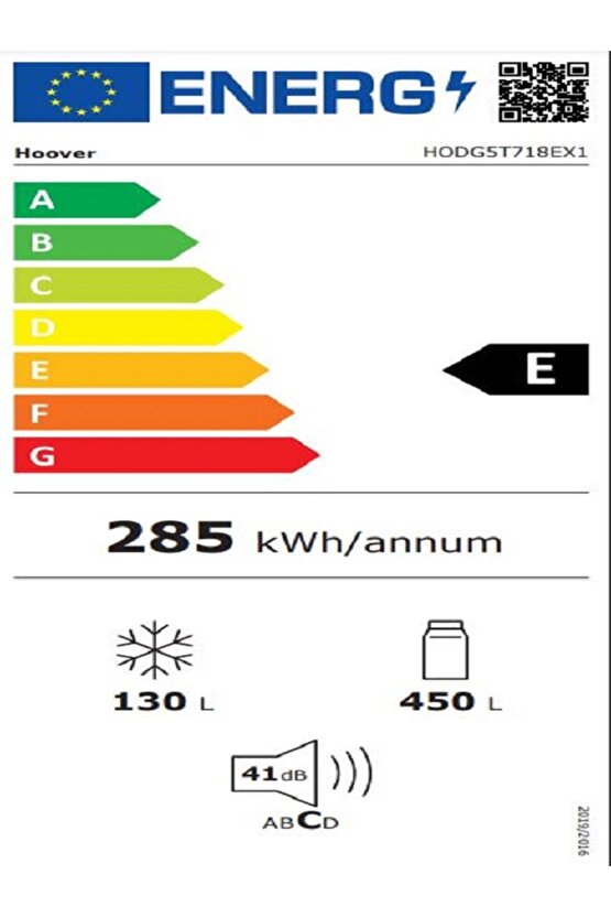 Hodg5t718ex1 580 Lt Wi-fi Bağlantılı No Frost Buzdolabı Inox