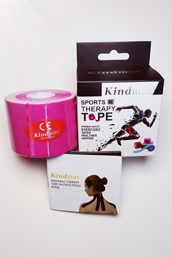 Kinesiology Tape Ağrı Bandı 5 Cm X 5 Mt Pembe