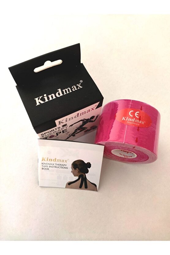 Kinesiology Tape Ağrı Bandı 5 Cm X 5 Mt Pembe