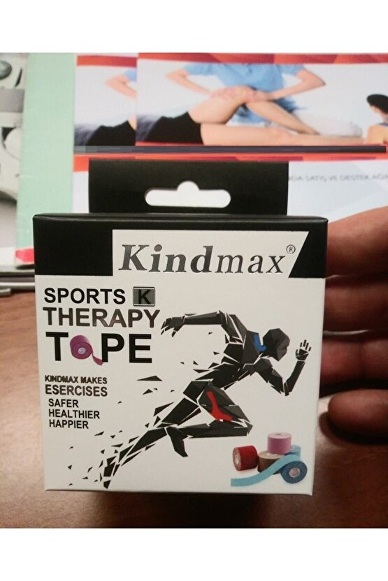 Kinesiology Tape Ağrı Bandı 5 cm X 5 mt Kırmızı