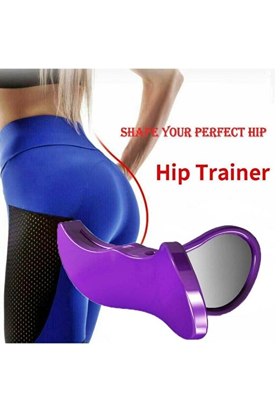 Iç Bacak Egzersiz Aleti Pelvic Excercise Tool Portatif Egzersiz Aleti Kalça Egzersiz Aleti (mor)