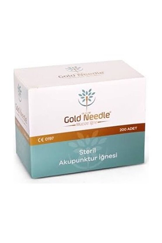 Sterile Acupuncture Needle 0.25x25mm 200 Adet 2045 Ekipman Ürünü Gold