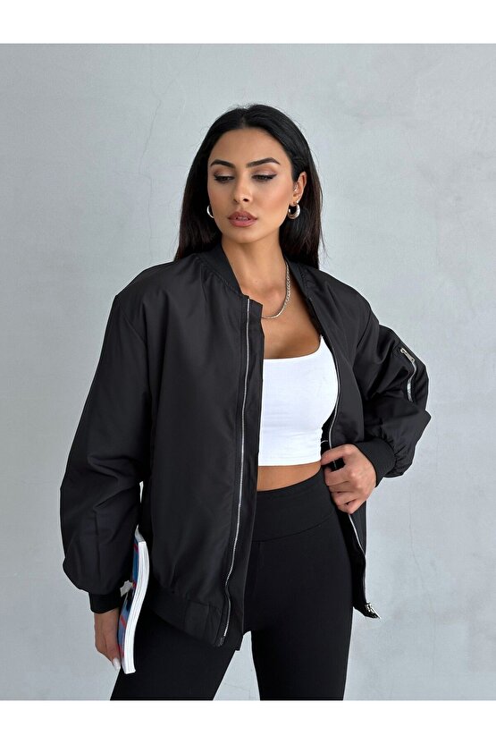 Unisex Bomber Kolej Ceket