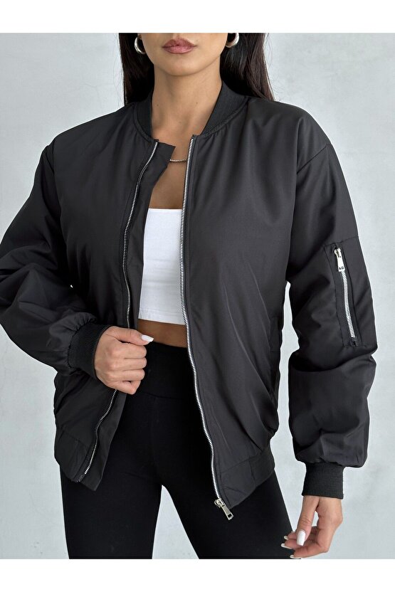 Unisex Bomber Kolej Ceket