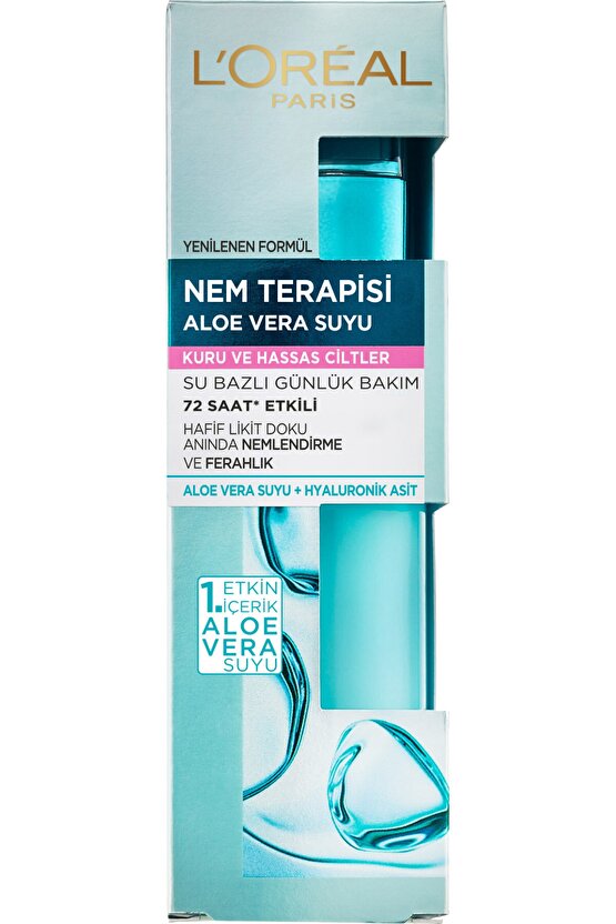 Nem Terapisi Aloe Vera Suyu Kuru Ve Hassas Ciltler Krem 70 Ml